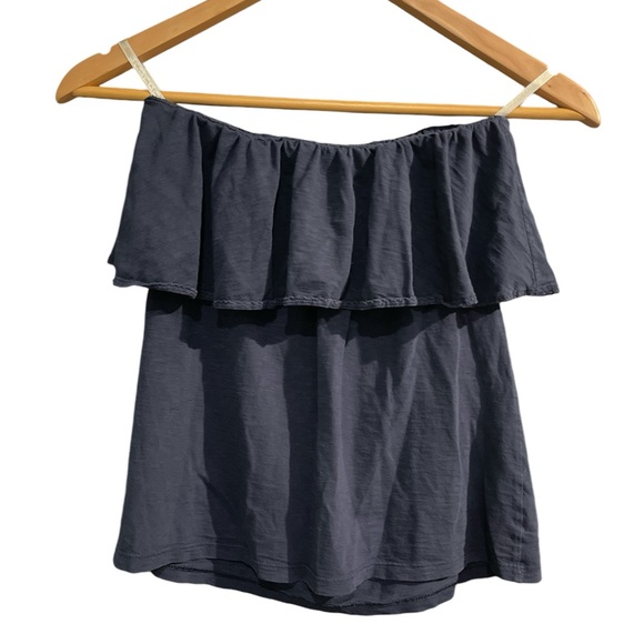 Lilly Pulitzer ruffle navy tube top size medium EUC - Picture 4 of 6